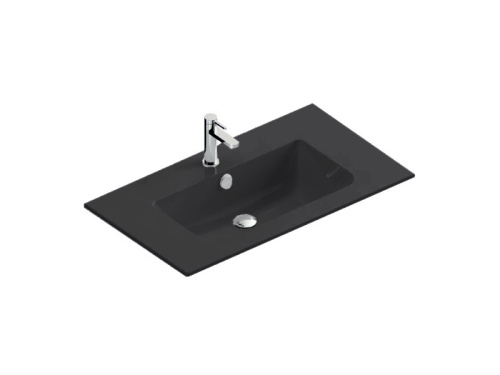 Раковина Berloni Bagno 47 см LAVSMRINCXR003 190 встраиваемая цвет черный