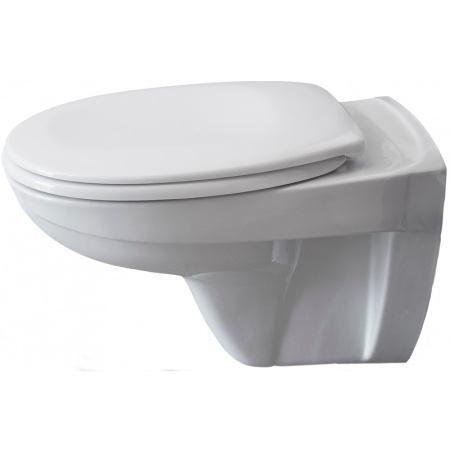 Унитаз подвесной Pestan Fluenta 40006460 белый с сиденьем микролифт безободковый душевой смыв