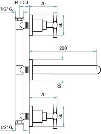 Смесители Emmevi Spirit New 31155/ORS встраиваемый золото брашированное