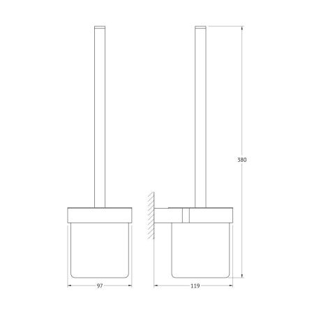 Ершик Artwelle SCHWARZ 7729