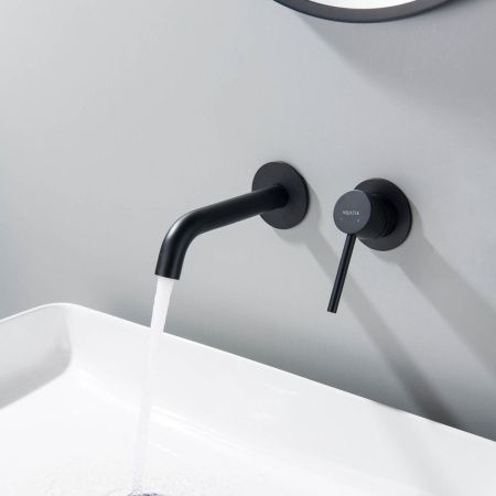 Смеситель Aquatek ЕВРОПА AQ1313MB встраиваемый в стену черный