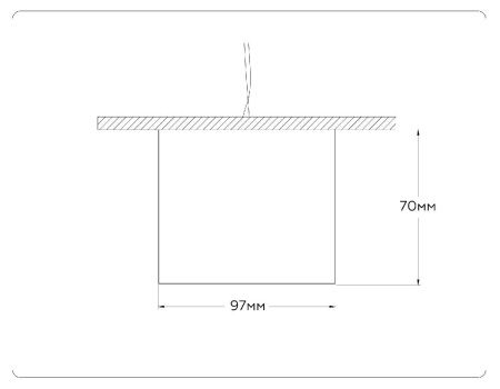 Светильник накладной Ambrella Light GX Standard tech (ГКС Стандард тецх) TN52885