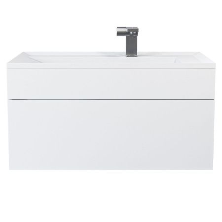 Раковина из искусственного камня Uperwood Lotus 35480000000 80х50 полувстраиваемая цвет белый