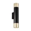 Светильник настенный Lampit Lineo (Линео) LDW 1101-2 BK+GD
