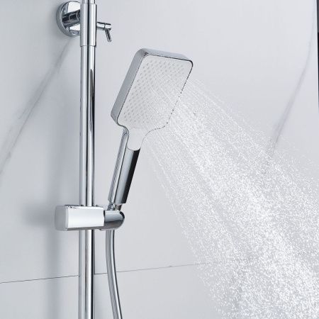 Душевая стойка Shevanik S4226 настенная цвет хром