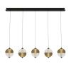 Светильник подвесной Delight Collection MD24022079-5B black/amber