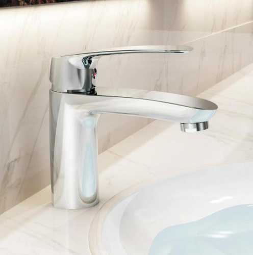 Cмеситель Haiba HB10183 на раковину хром - фото 2