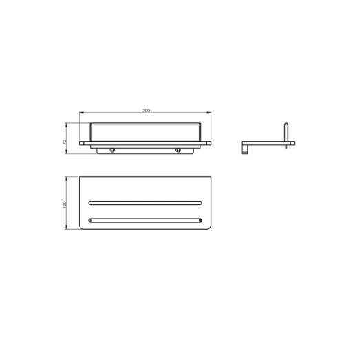Полка Langberger Accessories 73351-WH - фото 3