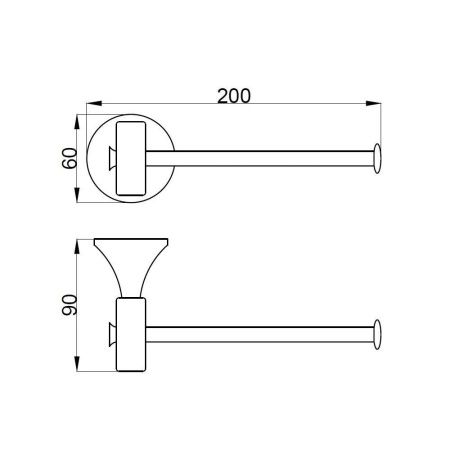 Бумагодержатель Webert Opera OA500801980