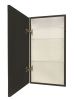 Зеркало-шкаф Art&Max TECHNO AM-Tec-350-650-1D-L-DS-F-Nero 35х15х65 подвесной цвет черный
