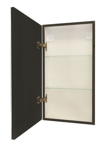 Зеркало-шкаф Art&Max TECHNO AM-Tec-350-650-1D-L-DS-F-Nero 35х65 - фото 3