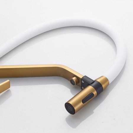 Смеситель для кухни Shevanik S278G на мойку золото