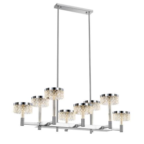 Люстра на штанге Delight Collection Diamond cut (Диамонд цут) MD21020075-8B chrome - фото 2