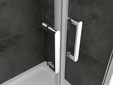 Душевой уголок Abber Sonnenstrand AG04100C-S85 85х100 стекло прозрачное профиль хром глянцевый без поддона