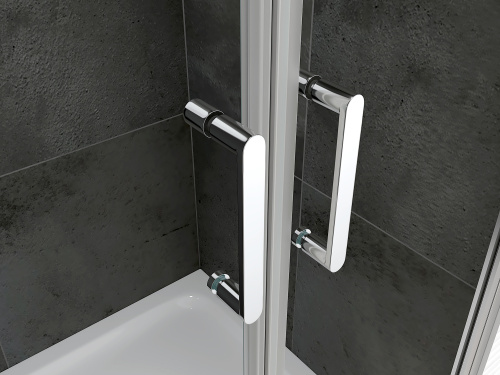 Душевой уголок Abber Sonnenstrand AG04100C-S75 75х100 стекло прозрачное профиль хром глянцевый - фото 5