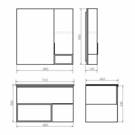 Тумба с раковиной Comforty Франкфурт 00-00002048CF 90х50 подвесная цвет коричневый