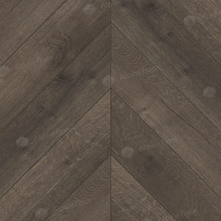 SPC ламинат Alpine Floor Chervon Alpine ECO 18-9 MC Дуб Антарес Chevron толщина 0.5 см 43 класс 600х127