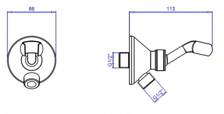 Шланговое подключение Cezares CZR CZR-U-AI-C-03/24