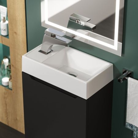 Раковина из искусственного камня Uperwood Classic New 2911020334 40х20 полувстраиваемая цвет белый