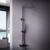 Душевая стойка Damixa Scandinavian Pure 936740300 настенная цвет черный