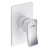Смеситель для душа Wasserkraft Aller 1060 WHITE 10651W встраиваемый в стену белый/хром