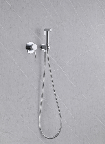 Гигиенический душ со смесителем ABBER Emotion AF8825 хром - фото 3
