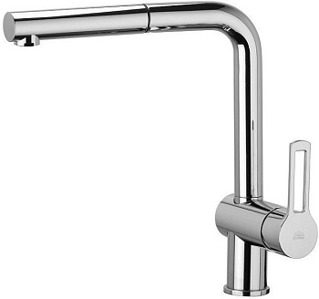 Смеситель для кухни Paffoni Ringo RIN185CR на мойку хром без термостата
