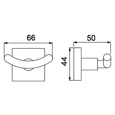 Крючок Timo Selene 12012/03