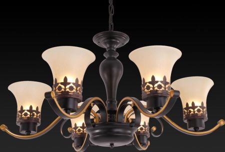 Люстра подвесная Toplight Florence (Флоренце) TL7490D-06BL