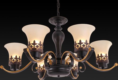 Люстра подвесная Toplight Florence (Флоренце) TL7490D-06BL - фото 3