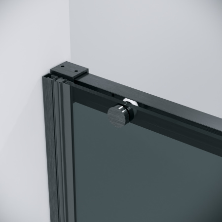 Душевая дверь Grossman Galaxy 100.K33.01.130.42.10 130х195 стекло тонированное профиль графит