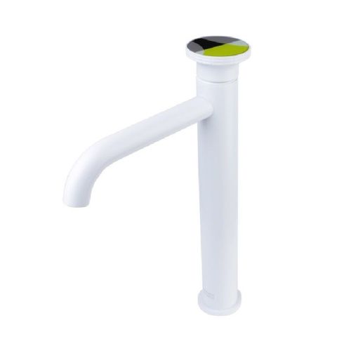 Смеситель Bronze de Luxe OMG! 9008W-Y на раковину белый - фото 2