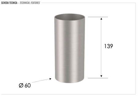 Стакан Remer INOX Accessories SSXI15A