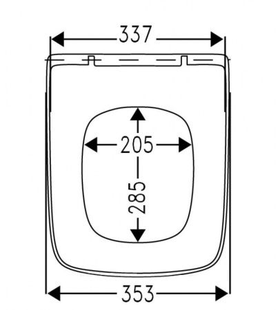 Крышка сиденье для унитаза Roca The gap 7801472001