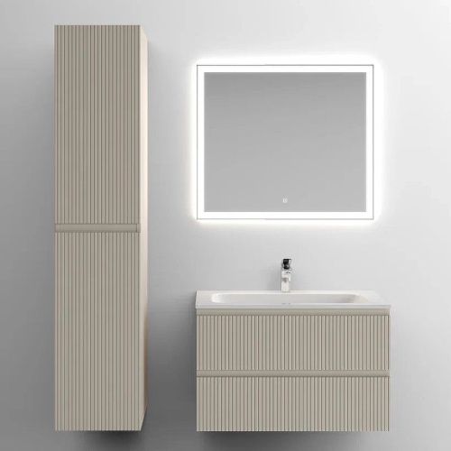 Тумба под раковину Sancos SNOB T SNT80CE 80х40 подвесная цвет бежевый - фото 3