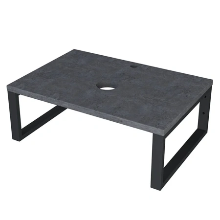 Столешница 1MarKa Grunge Loft У85837 90х50 накладная цвет серый