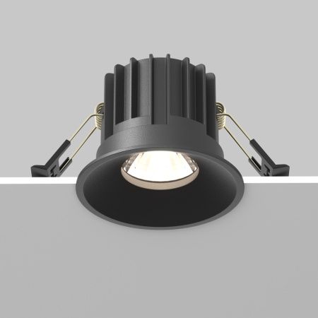 Светильник встраиваемый Maytoni Technical Round DL058-12W4K-B
