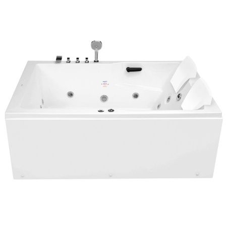 Ванна акриловая гидромассажная Gemy G9061 B L 180х120 пристенная прямоугольная с каркасом