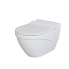 Чаша унитаза подвесная Ambassador Nord 133T20101 цвет белый матовый без сиденья каскадный смыв