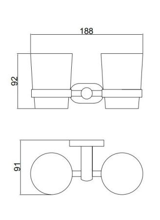 Стакан BELZ B90108