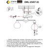 Люстра потолочная Omnilux Caldiero (Цалдиеро) OML-25407-03