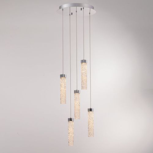 Светильник подвесной Delight Collection MD24030028-5A chrome/clear - фото 4
