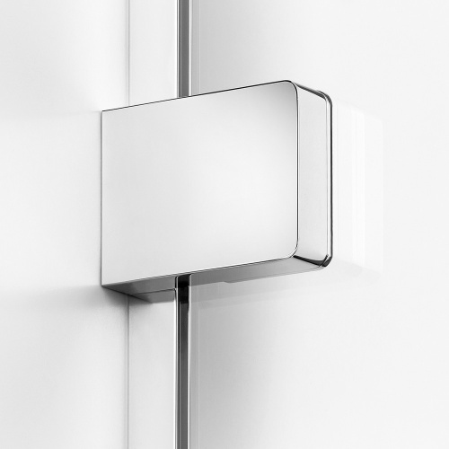 Душевая перегородка New Trendy EVENTA Chrome EXK-4631 90х200 стекло прозрачное профиль хром глянцевый - фото 5