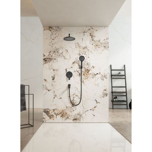 Душевая система Splenka S222.27.06 встраиваемая в стену цвет черный - фото 4