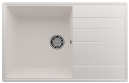Кухонная мойка Ulgran Quartz Prima 780-01 78х50 цвет белый поверхность матовая