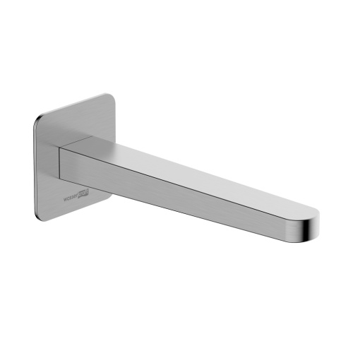 Излив Wasserkraft Tauber 6400 A298 встраиваемый в стену никель - фото 2