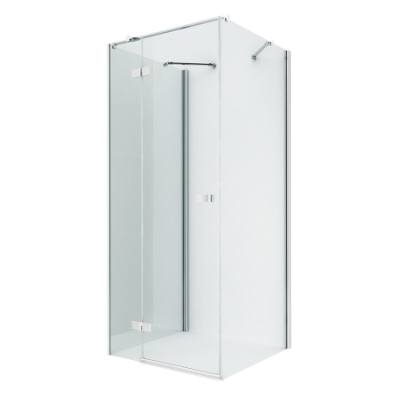 Душевой уголок New Trendy REFLEXA Chrome EXK-5211 100х70 стекло прозрачное профиль хром глянцевый без поддона