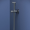 Гигиенический душ со смесителем RGW Shower Panels (Шоувер панелс) 581408215-11 серый