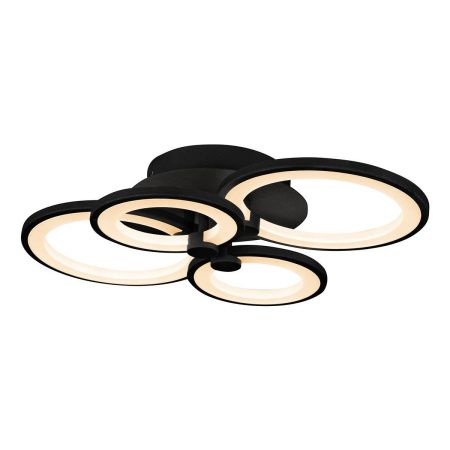 Люстра потолочная iLedex Ring (Ринг) A001/4 BK
