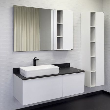 Тумба с раковиной Comforty Милан 00-00014005CF 120х50 подвесная цвет белый